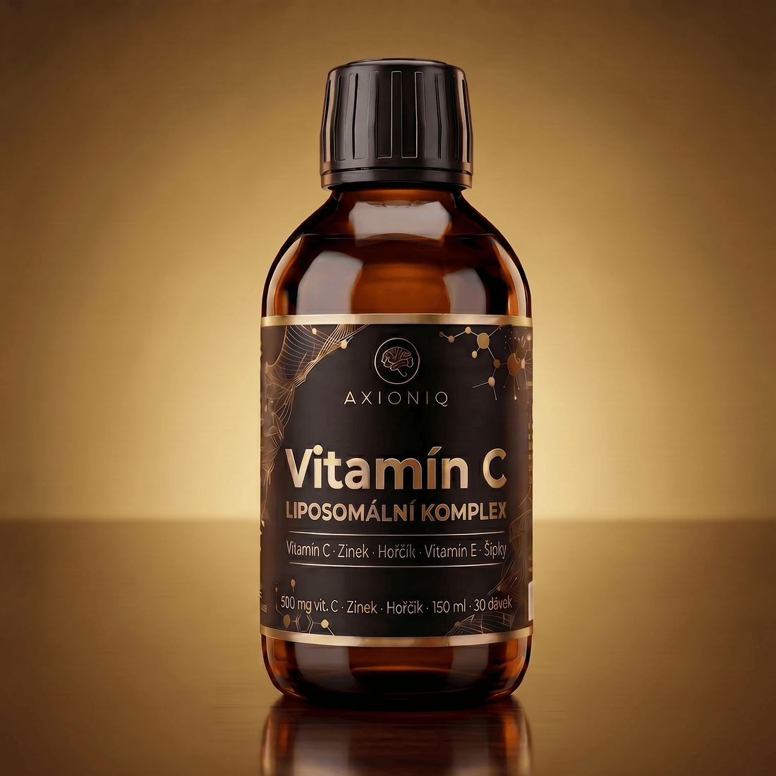 AXIONIQ VITAMIN C – Lipozomální komplex | 150 ml | 30 dávek - Axioniq labs